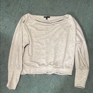Light Gray Long Sleeve Top